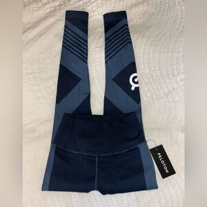 NWT Peloton Dark Blue Patterned Leggings